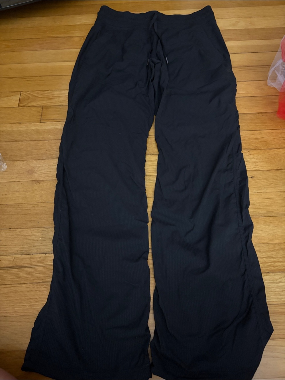 lululemon athletica Black Wide-Leg Drawstring Track Pants